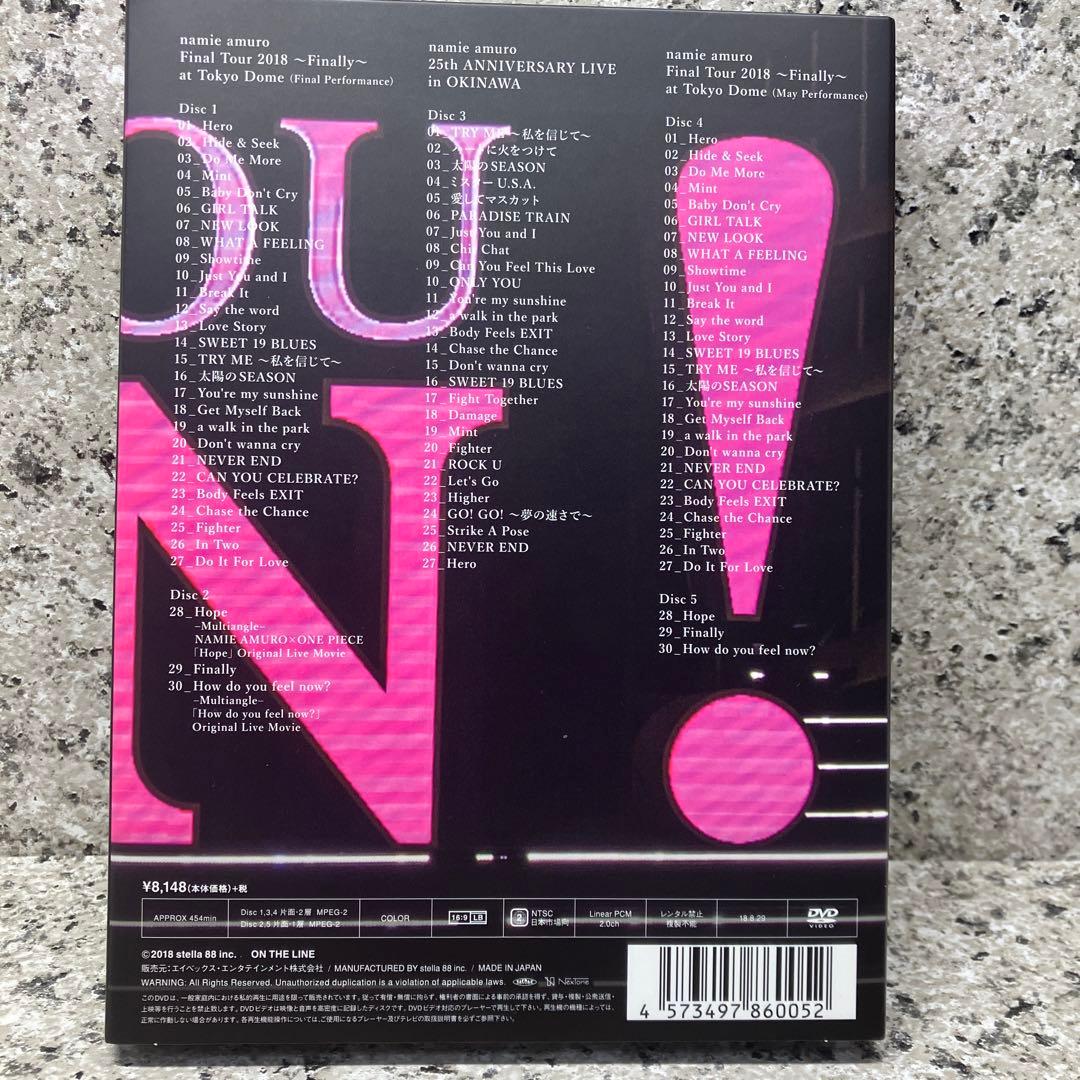 安室奈美恵 Finally 2018 Final Tour DVD - メルカリ