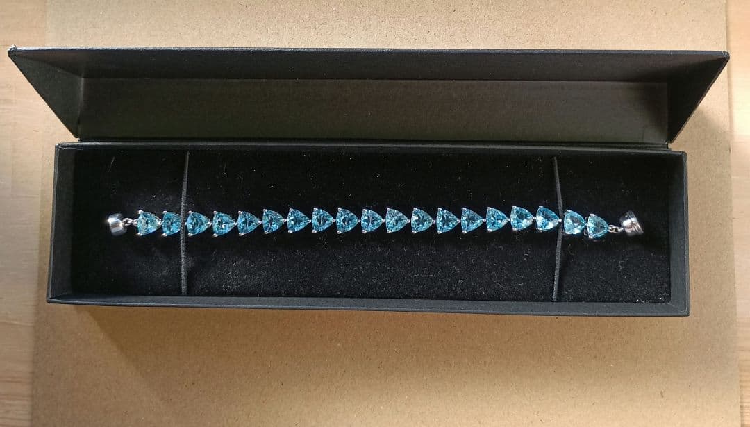 .*様 34.00ct SVスイスブルートパーズブレスレット“La brilla