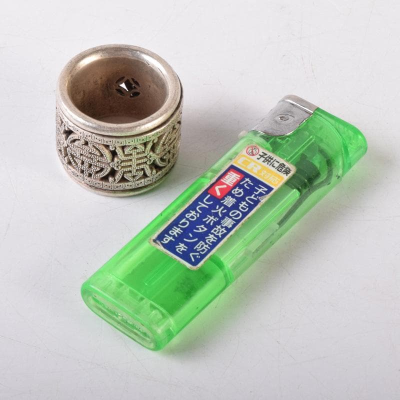 中国 光緒天宝足銀 板指 重さ約38g N 7491E - メルカリ