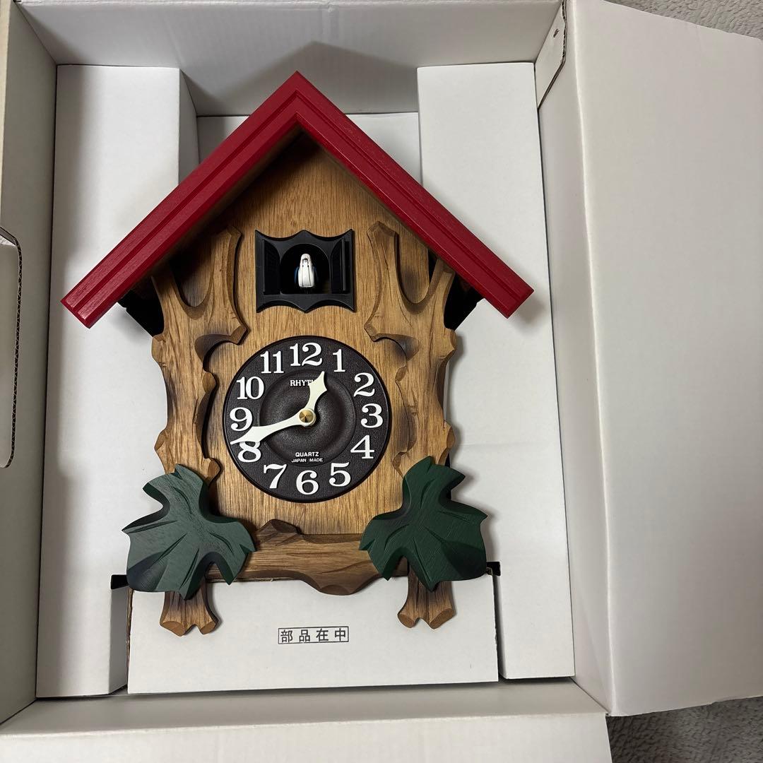RHYTHM カッコウ時計 木製 約30cm x 25cm Amazon.co.jp: リズム(RHYTHM) カッコー 掛け時計 【 日本製 】 Made