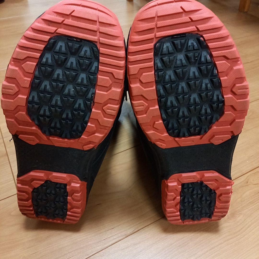 スノーボードブーツ BOAシステム 26.0cm ブラック/レッド