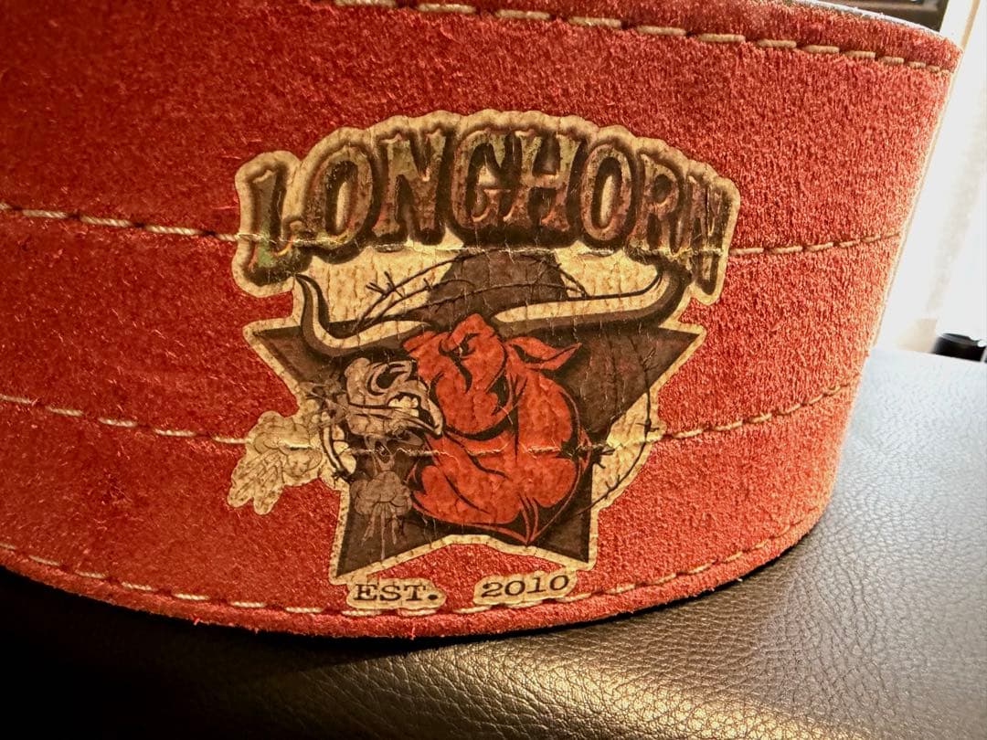 TITANタイタンTEXAS BELTS LONGHORN本革トレーニングベルト - メルカリ