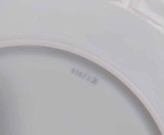 マイセンMEISSENオタフク100周年記念プレートペア お多福 ブルー