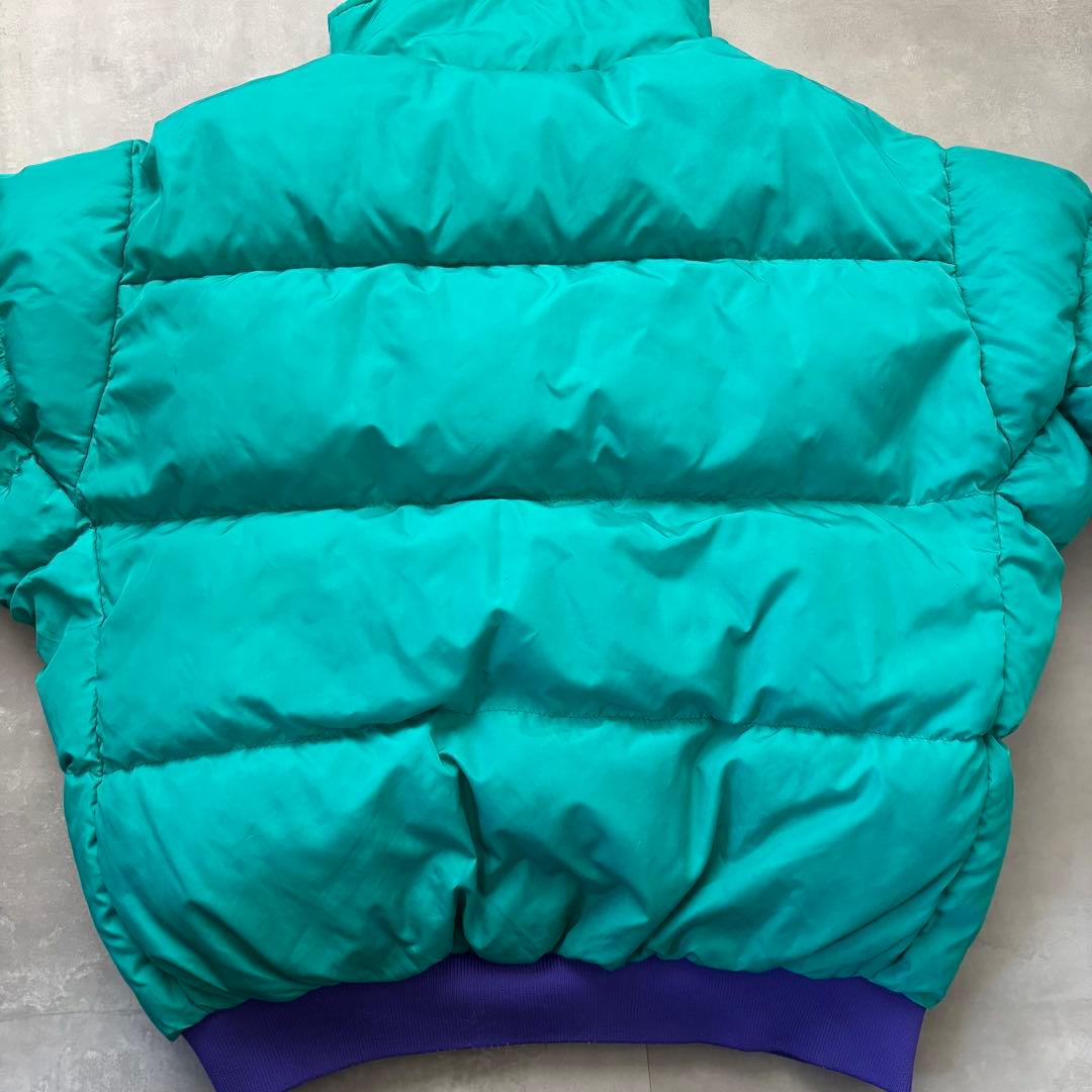 90s Columbia コロンビア ダウンジャケット パフ リバーシブル 肉厚