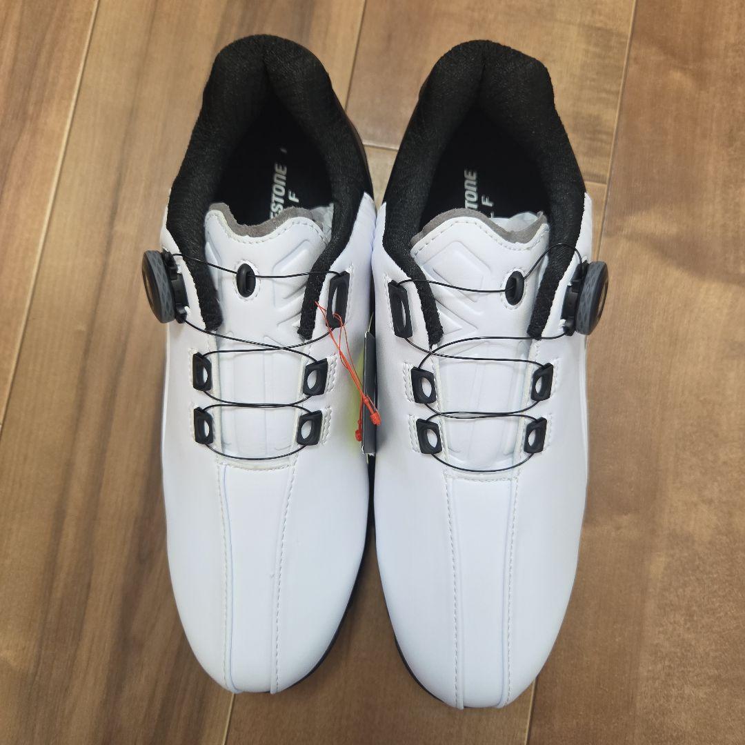 【新品】ブリヂストン ゴルフシューズ ホワイト SHG380 26.5cm 4E