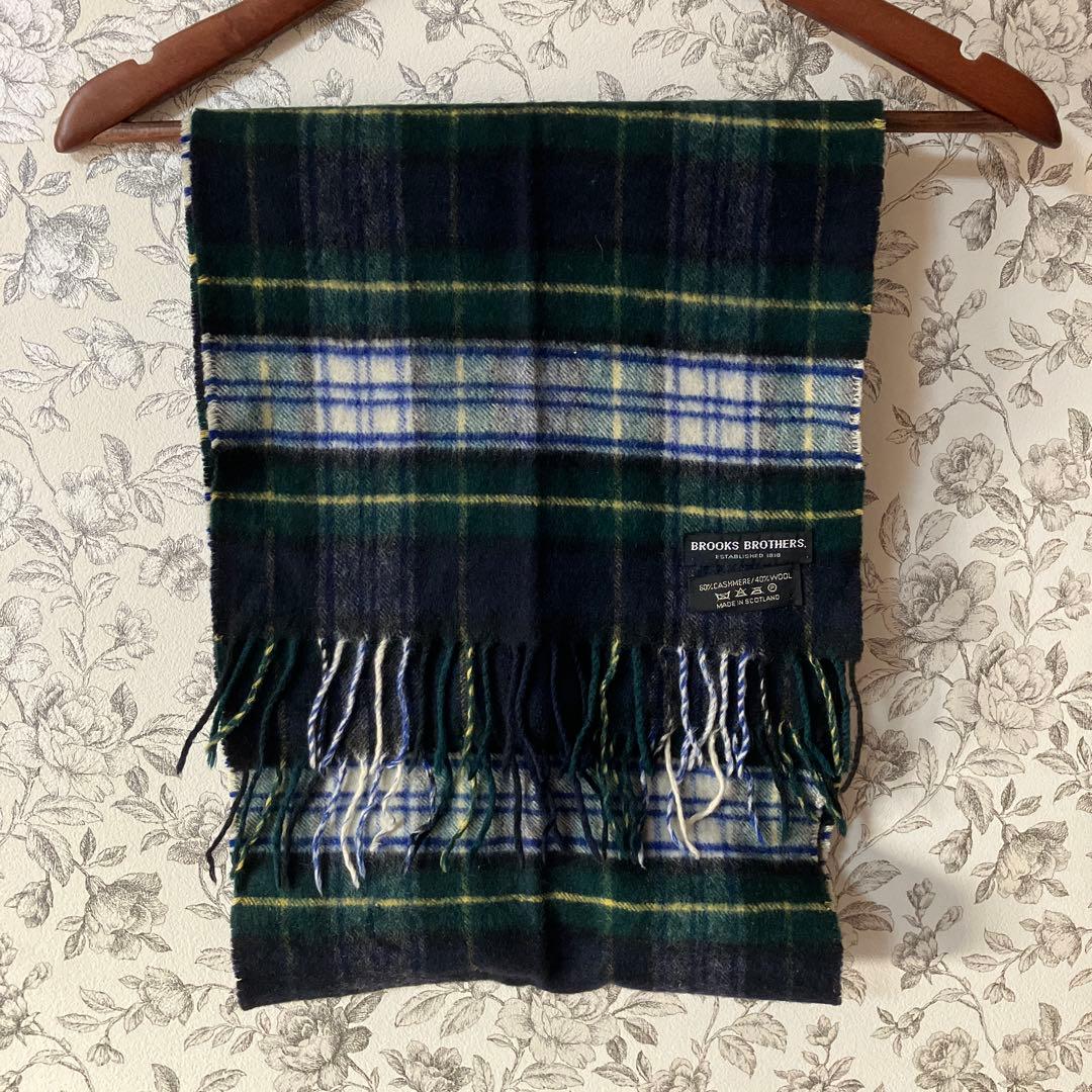 高 品質ファッション - BROOKS BROTHERS チェック柄マフラー