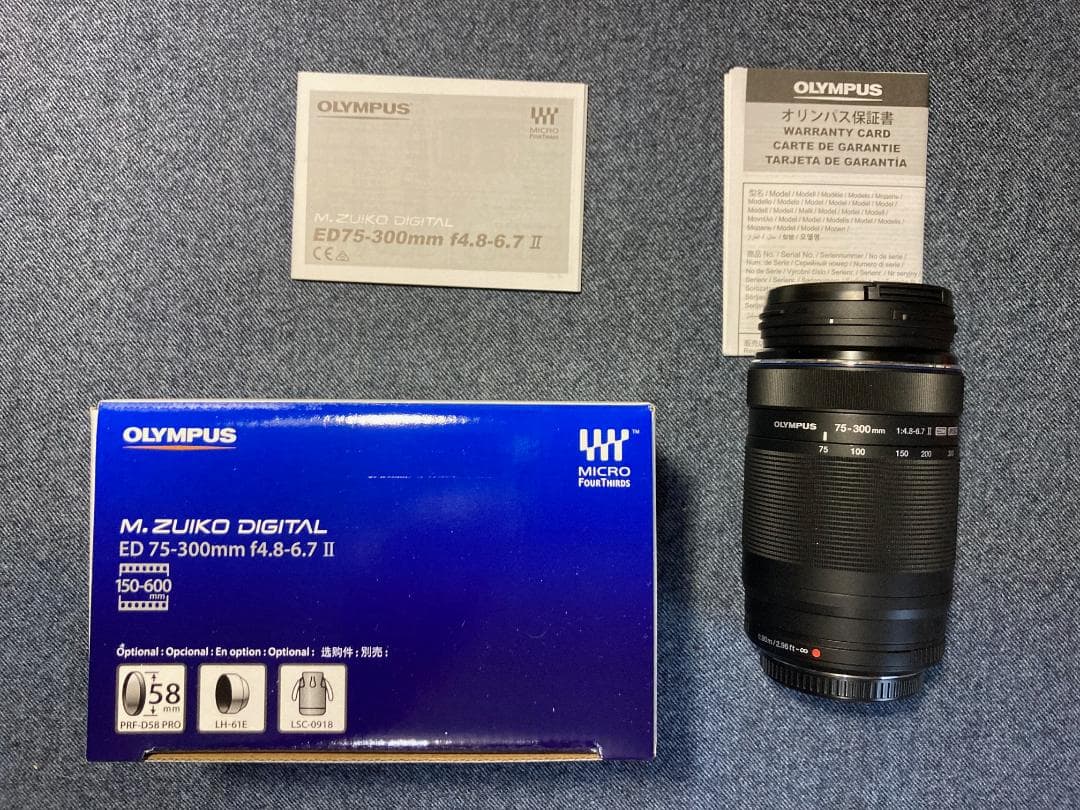 極上美品 M.ZUIKO ED 75-300 F4.8-6.7 II◆オリンパス