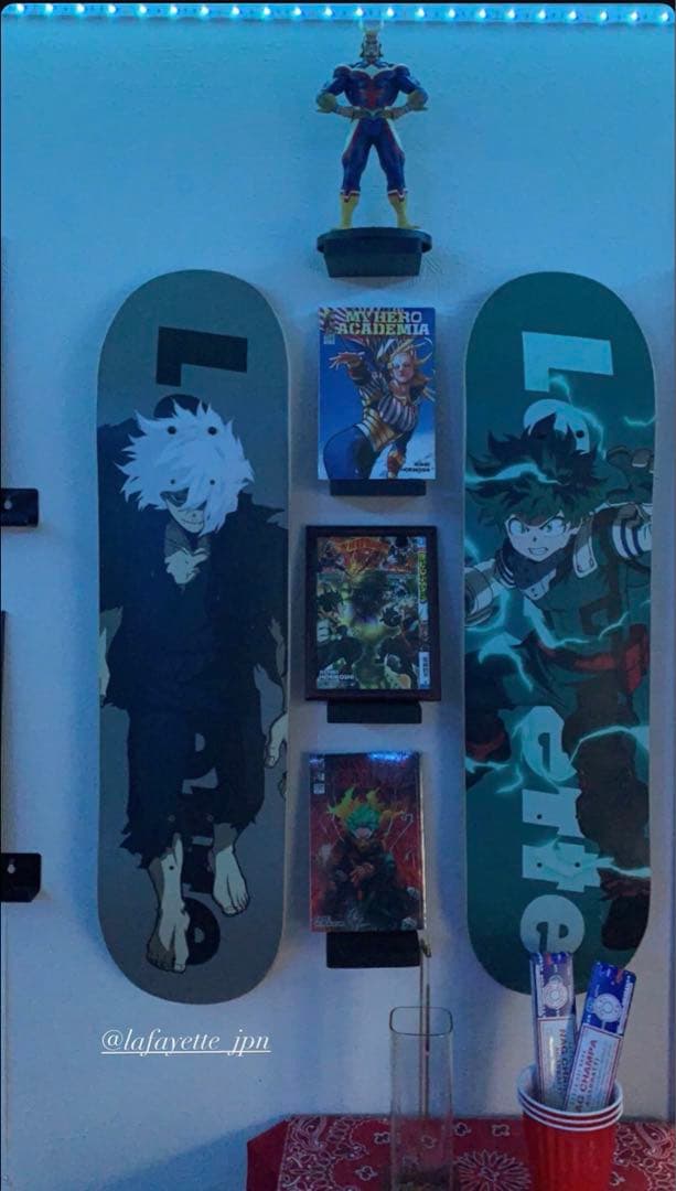 希少 LFYT x 僕のヒーローアカデミア - 緑谷出久 スケートボードデッキ