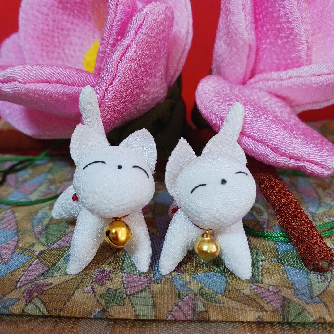 《ふっち様ご予約》★童ちゃんと椿の花★ちりめん細工