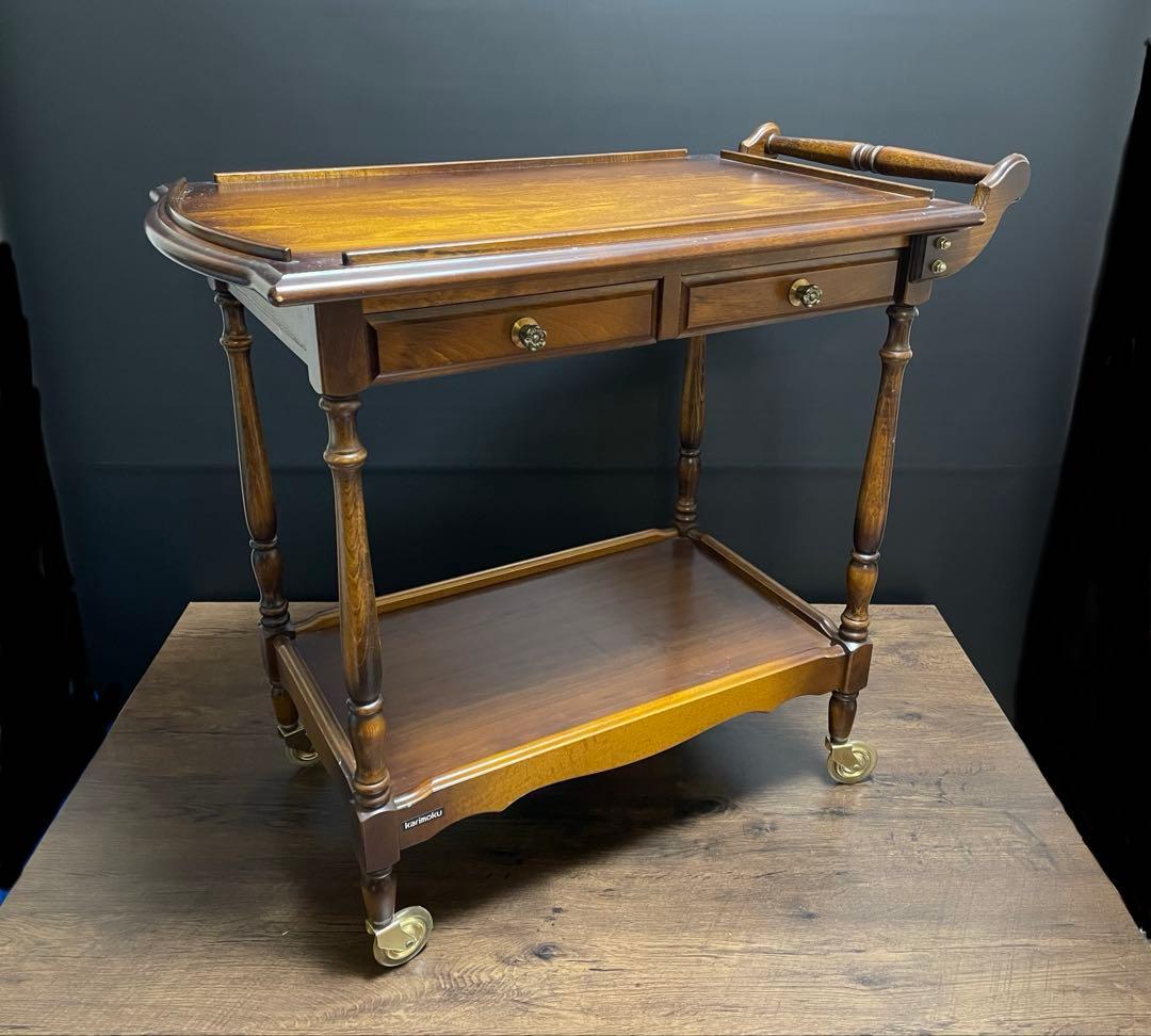 Ponyo 専用　カリモク家具 コロニアル キッチンワゴン　オールドカリモク Ponyo 専用 カリモク家具 コロニアル キッチンワゴン オールドカリモク