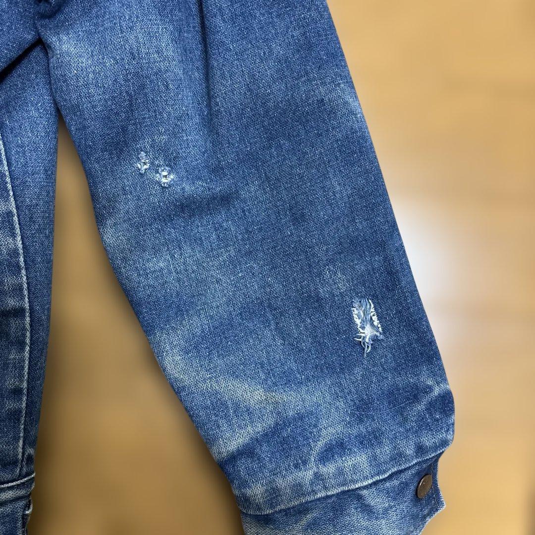 80年代 USA製 希少サイズL ラングラーデニムボアジャケット