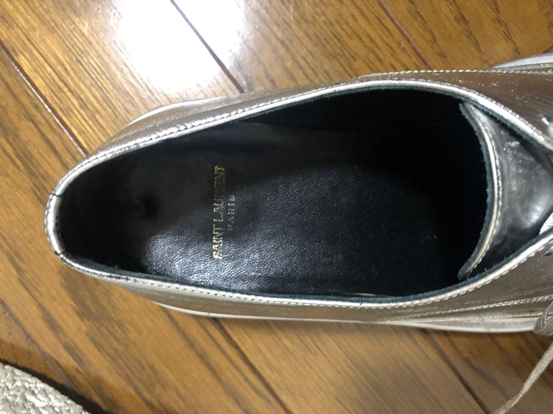 サンローラン クリーパーズ シルバー saint laurent 14aw - メルカリ