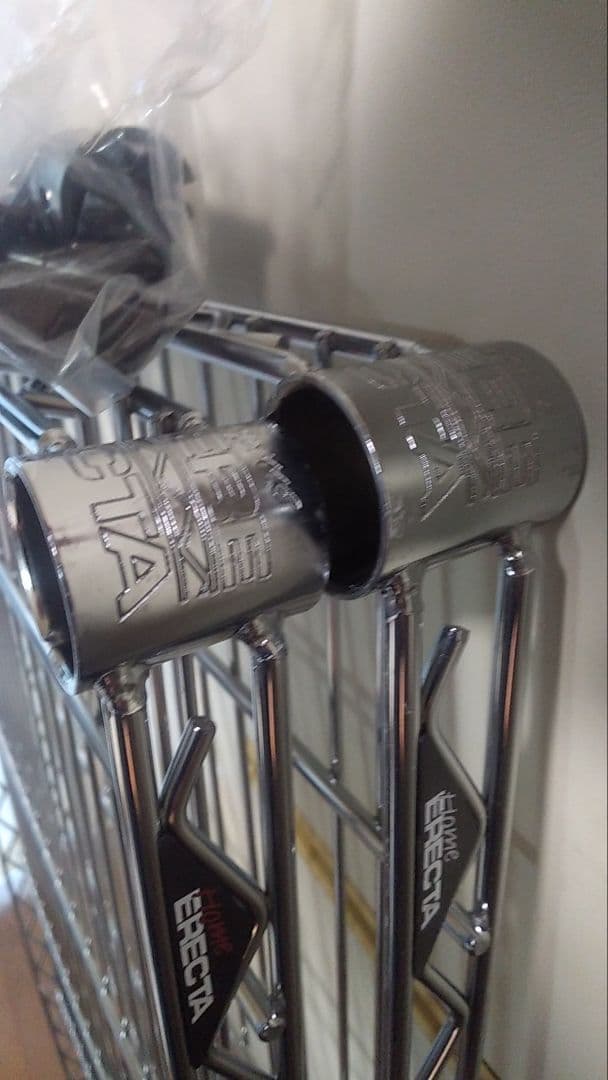 エレクター 送料込み 120✖60棚板2枚＋未使用スリーブ スチールラック