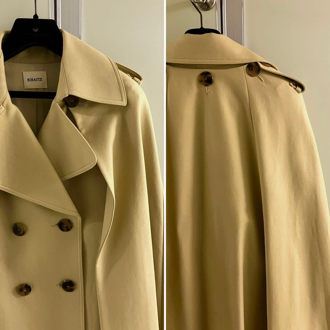 【KHAITE】\"Donna\" cape-effect trench coat
