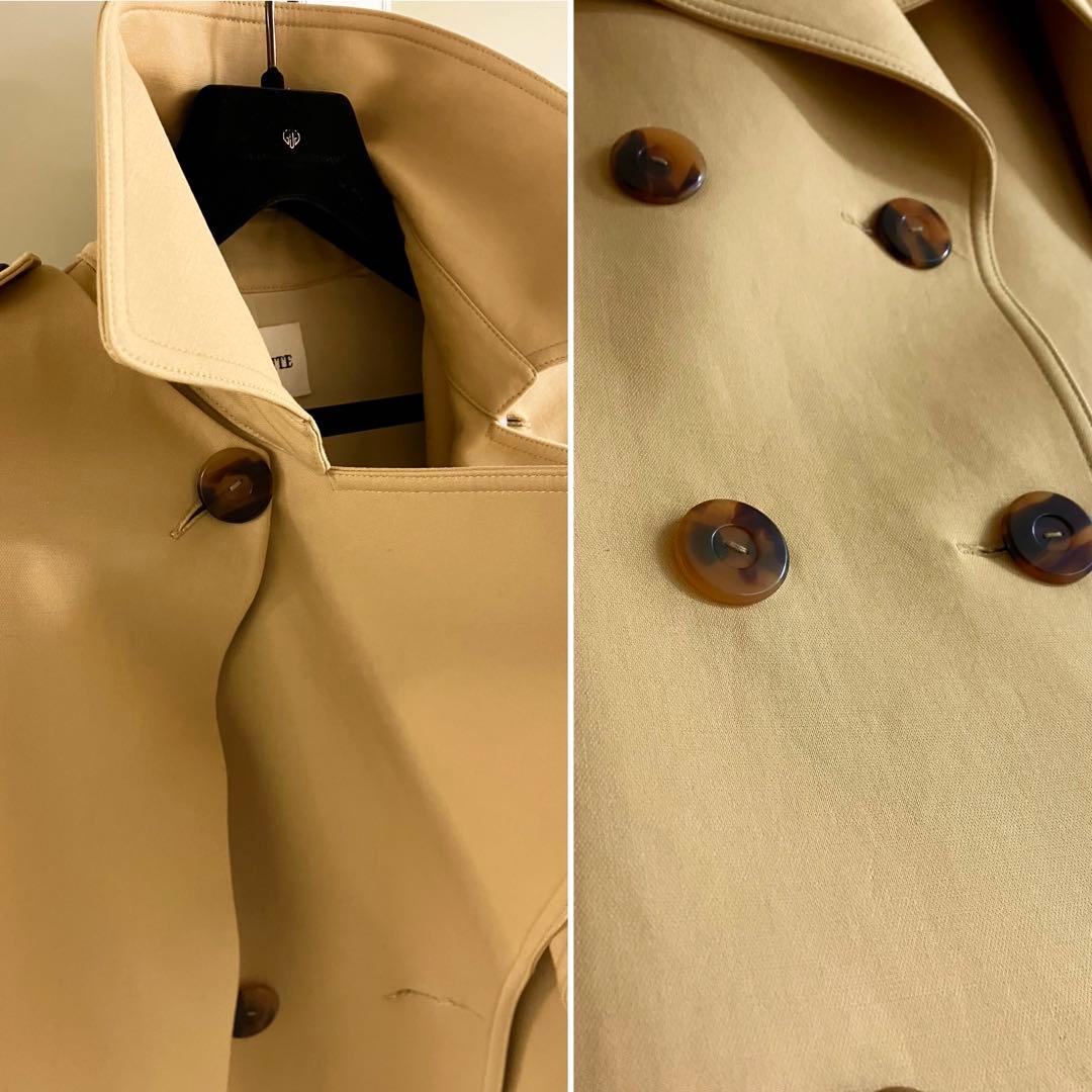 【KHAITE】\"Donna\" cape-effect trench coat