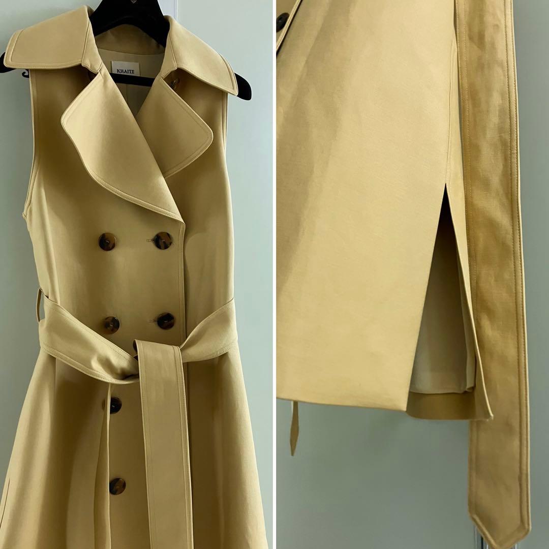【KHAITE】\"Donna\" cape-effect trench coat