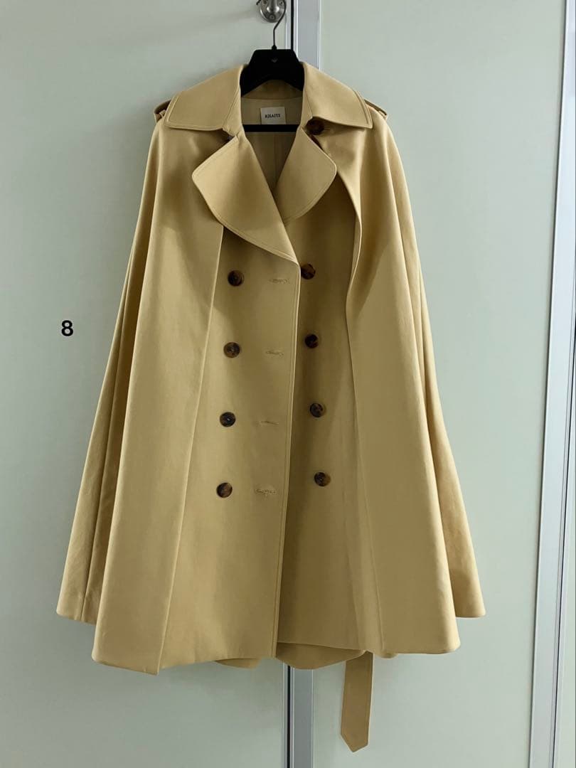 【KHAITE】\"Donna\" cape-effect trench coat
