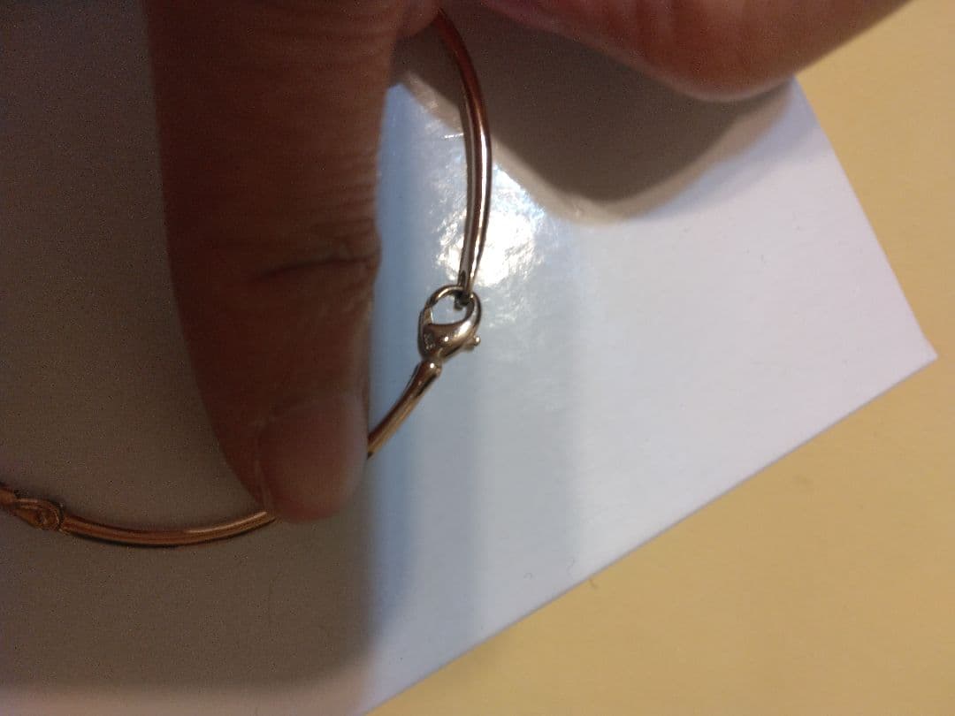 デビアス De Beers ライン LINE バングル PG 0.38ct