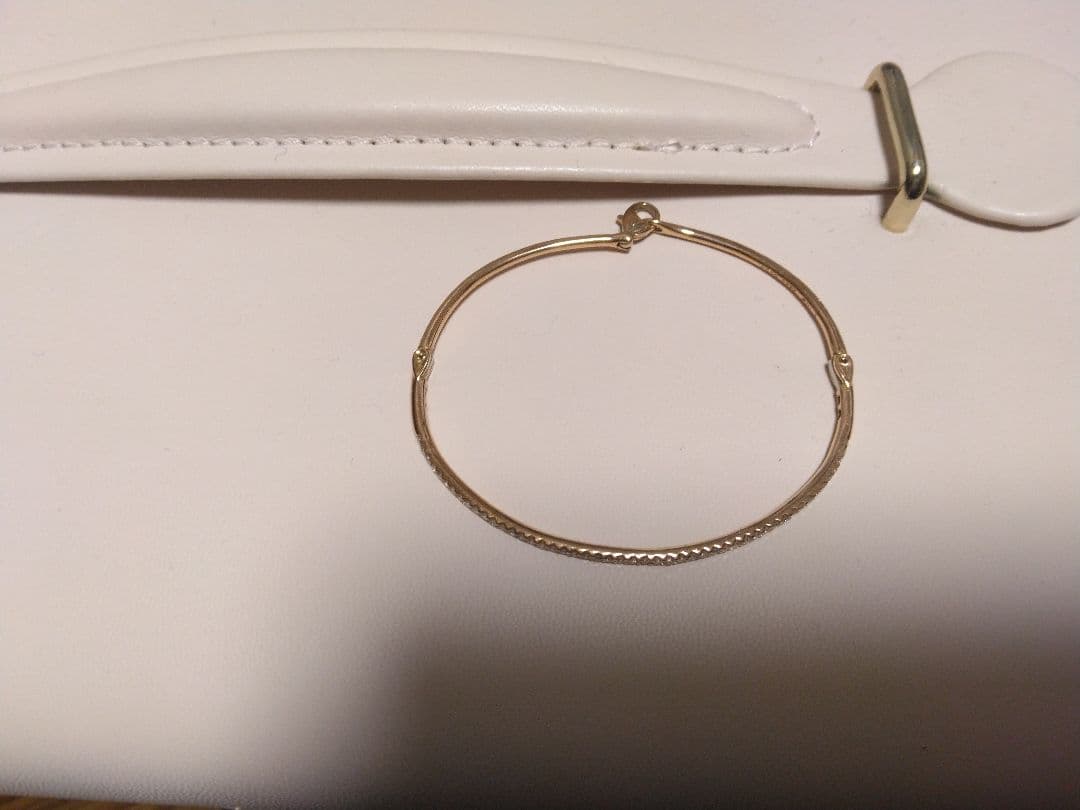 デビアス De Beers ライン LINE バングル PG 0.38ct