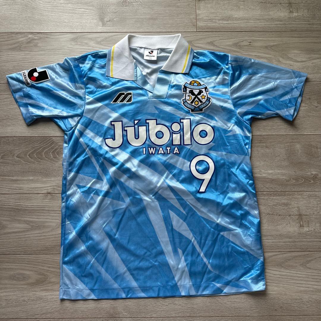 MIZUNO Jリーグ ジュビロ磐田 レプリカ ユニフォーム L 9 中山雅史