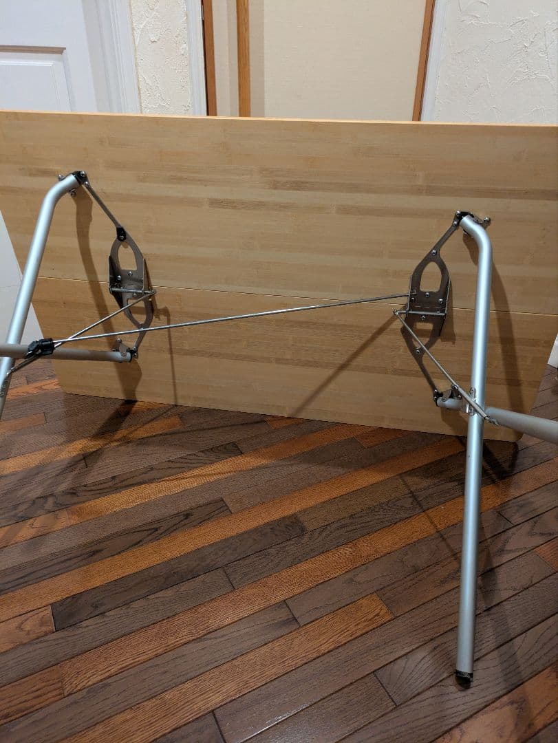 snow peak ワンアクションテーブルロング竹 収納ケース付き