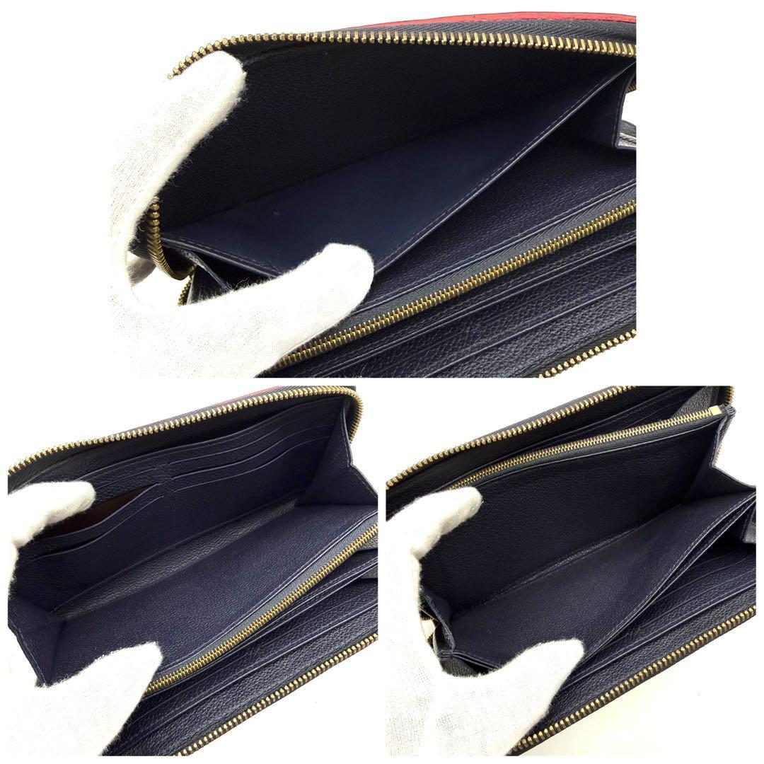 極上美品】ルイヴィトン ジッピーウォレット マリーヌルージュ アン