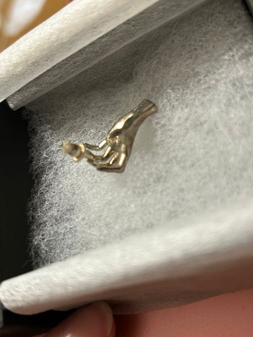 hazama 惹きずり込まれる運命のピアス シルバー 金属製 ピアス(片耳用)