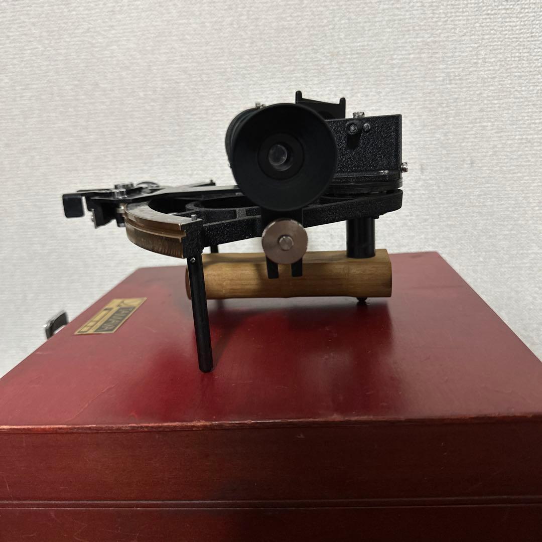 TAMAYA MS-933 六分儀 計測器 航海用 計測システム 木製ケース付属