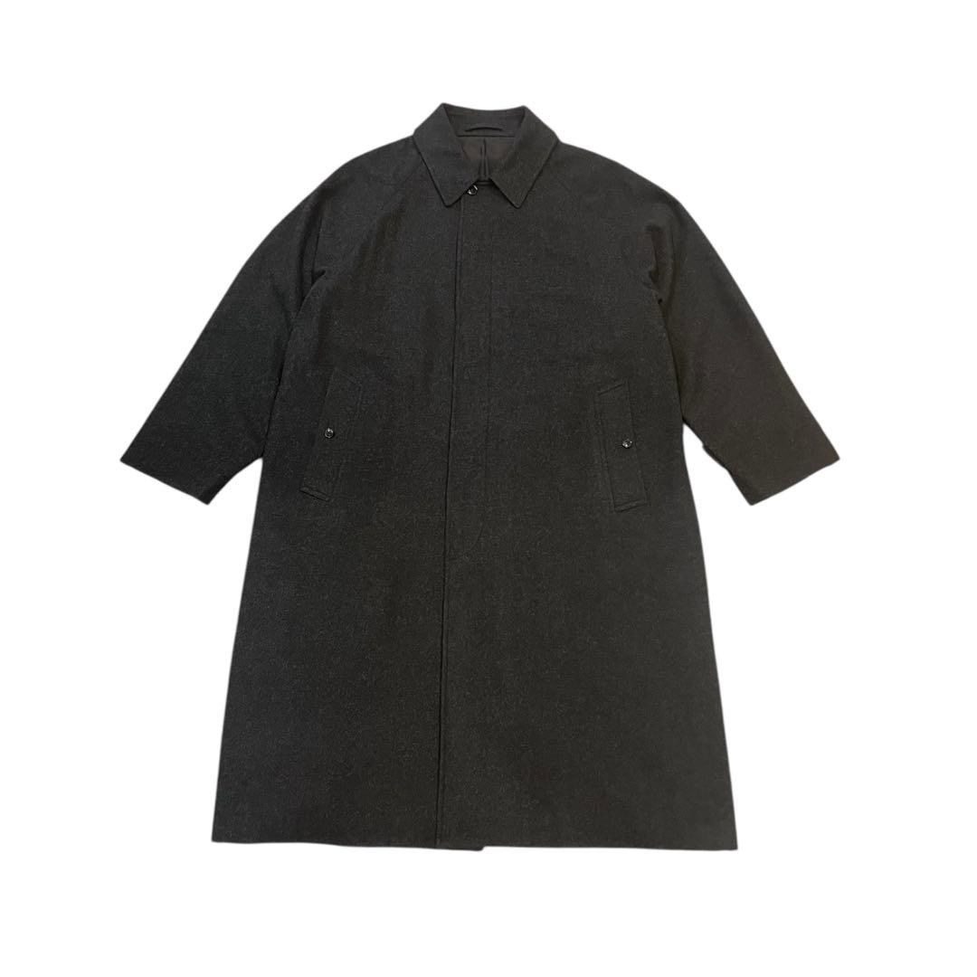 COMOLI 25AW カシミヤ バルカラーコート ステンカラーコート COMOLI (コモリ) カシミヤ バルカラーコート