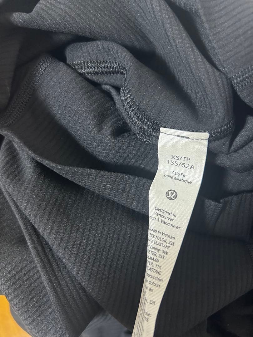 Lululemon ルルレモン アラインリブハイライズ24インチ XS 黒 - メルカリ
