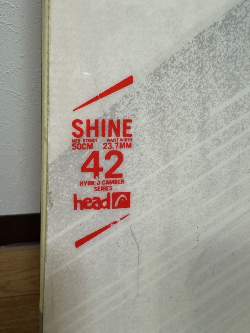 HEAD SHINE 142 スノーボード デッキパッドつき