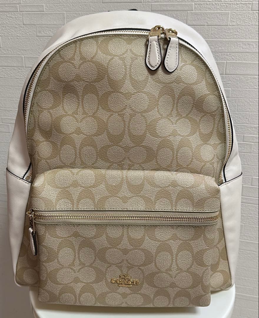 COACH リュック・バックパック ベージュ・ホワイト COACH（コーチ） リュック バックパック メンズ レディース