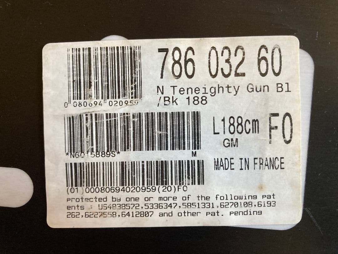 新品未使用ですがジャンク】名機サロモン1080LAB+1080GUN188cm - メルカリ