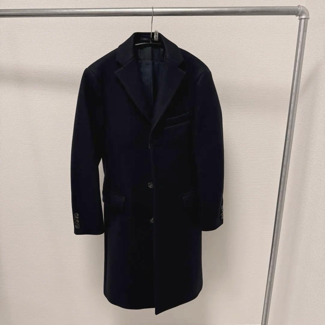 ⭐︎Acne Studios GARRET チェスターコート 44 ネイビー 美品 - メルカリ