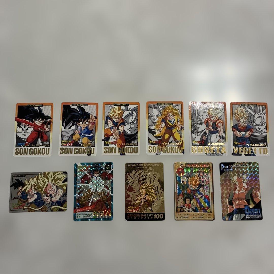 ドラゴンボールGT カードダス 11枚セット カードダス ドラゴンボールGT 11枚セット カードダス ドラゴンボールGT