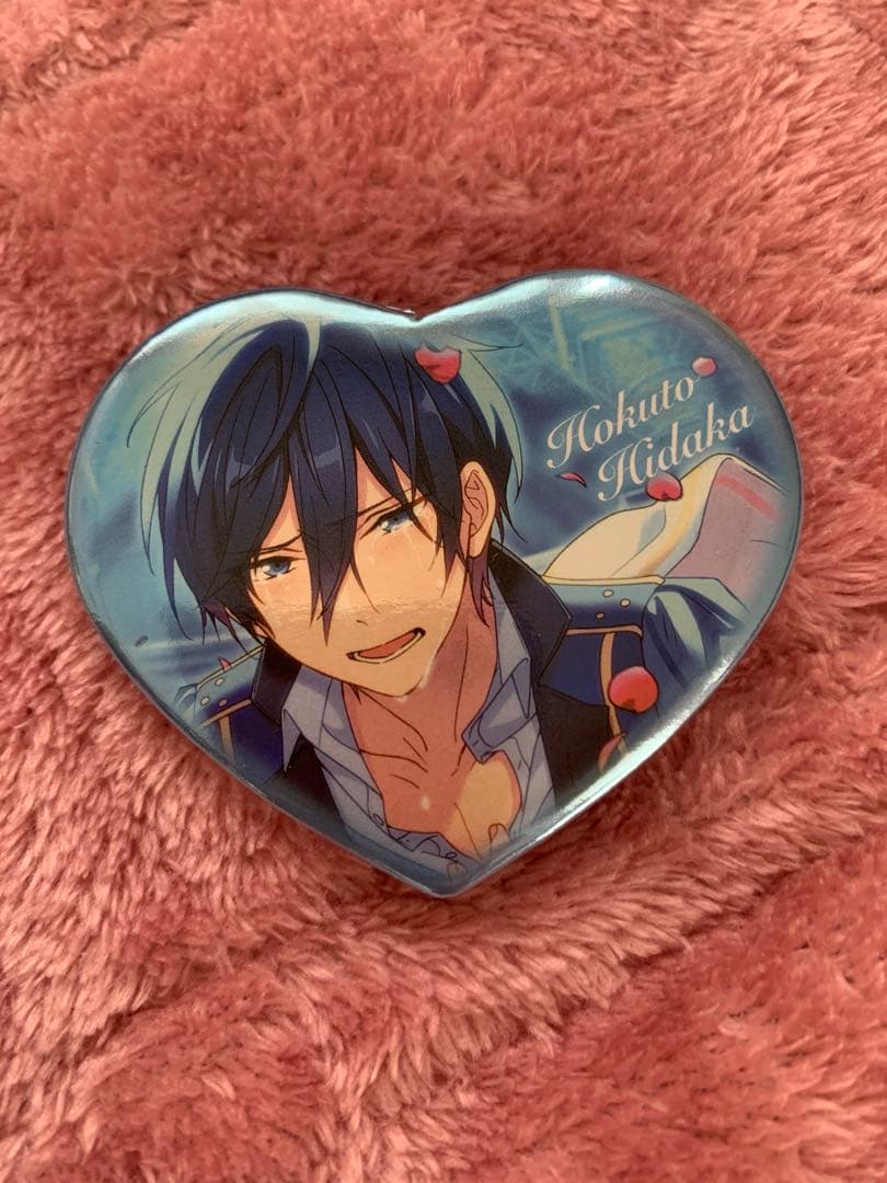 氷鷹北斗】ハート缶バッチ - メルカリ