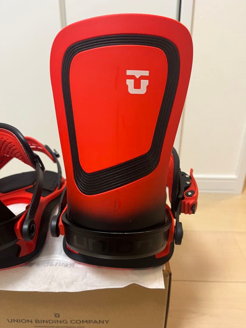 UNION ULTRA ビンディング Mサイズ ホットレッド 販売 中