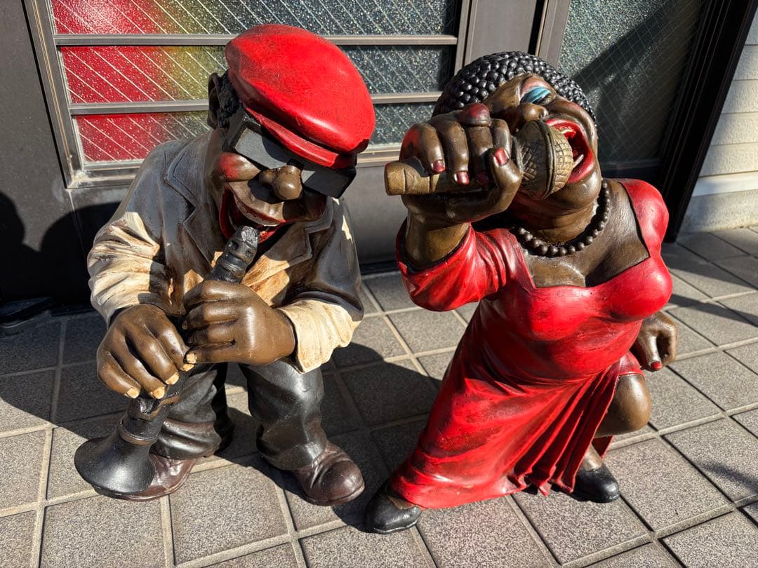 ジャズミュージシャン フィギュアセット　男性、女性 ジャズミュージシャンフィギュア6体セット ジャズミュージシャン