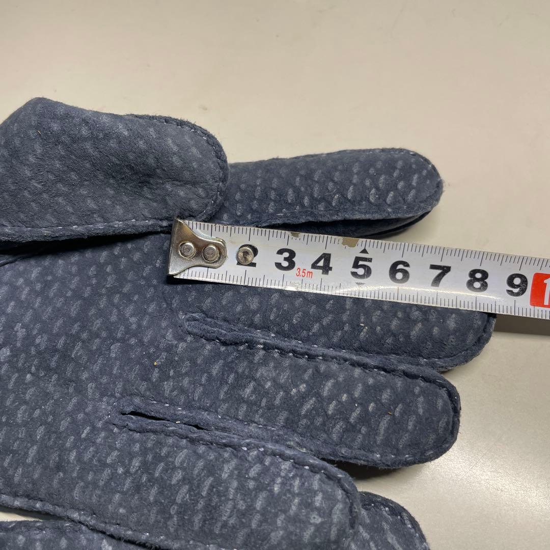 MEROLA カピバラ革 ネイビー（紺色）ライニング：ラパン（うさぎ毛