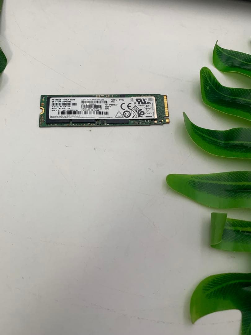 内蔵型SSD SAMSUNG MZVLB1T0HBLR-000H1 1TB NVMe HP - Samsung MZ-VLB1T0B 1TB NVMe M.2 SSD MZVLB1T0HBLR-000H1 - Used