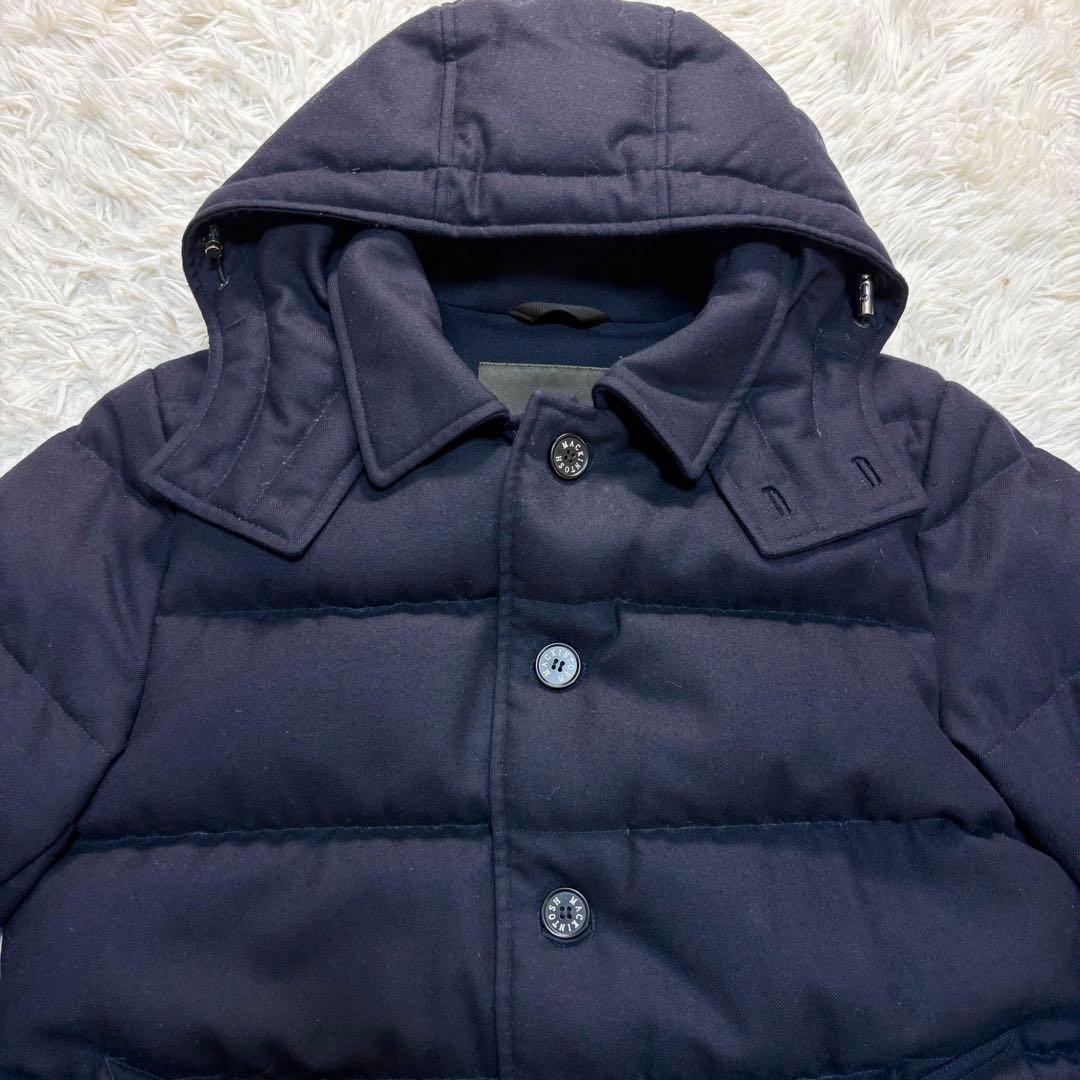 マッキントッシュロンドン ELINGTON ダウンコート フード取り外し可 38