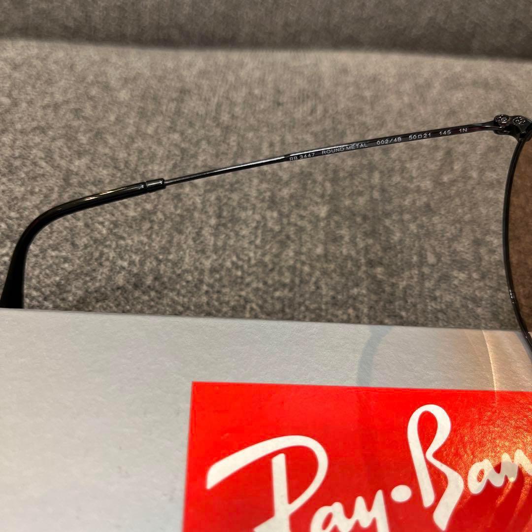 正規RayBan 横浜即発！木村拓哉氏ラウンドメタル RB3447 002/4B - メルカリ