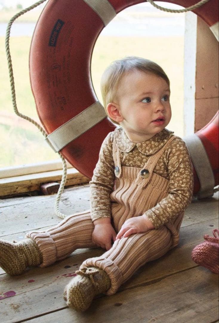 新品未使用 Misha&puff Baby Rib Longies 12-18m - メルカリ