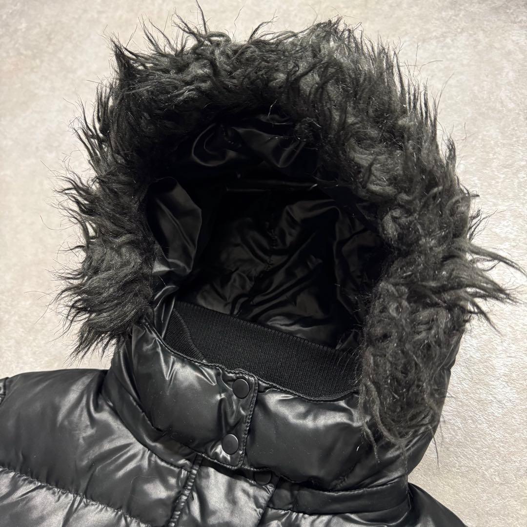 00s old uniqlo fur down parka opium y2k - メルカリ