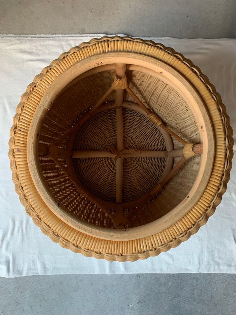 希少 山川ラタン 剣持勇デザイン ヴィンテージ スツール ジャパニーズ