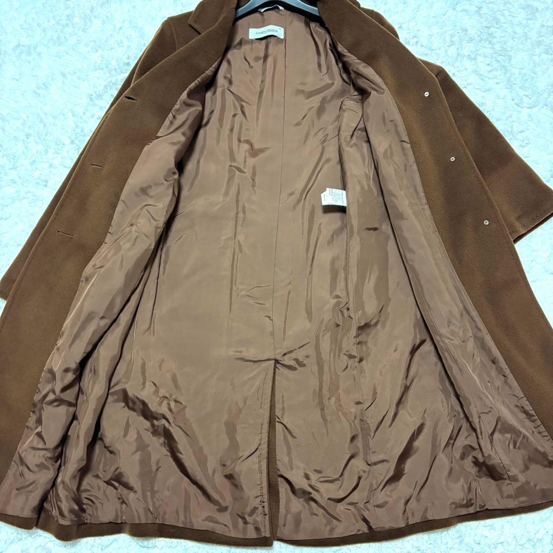 極美品】MARINA RINALDI カシミヤ ウール チェスターコート 13
