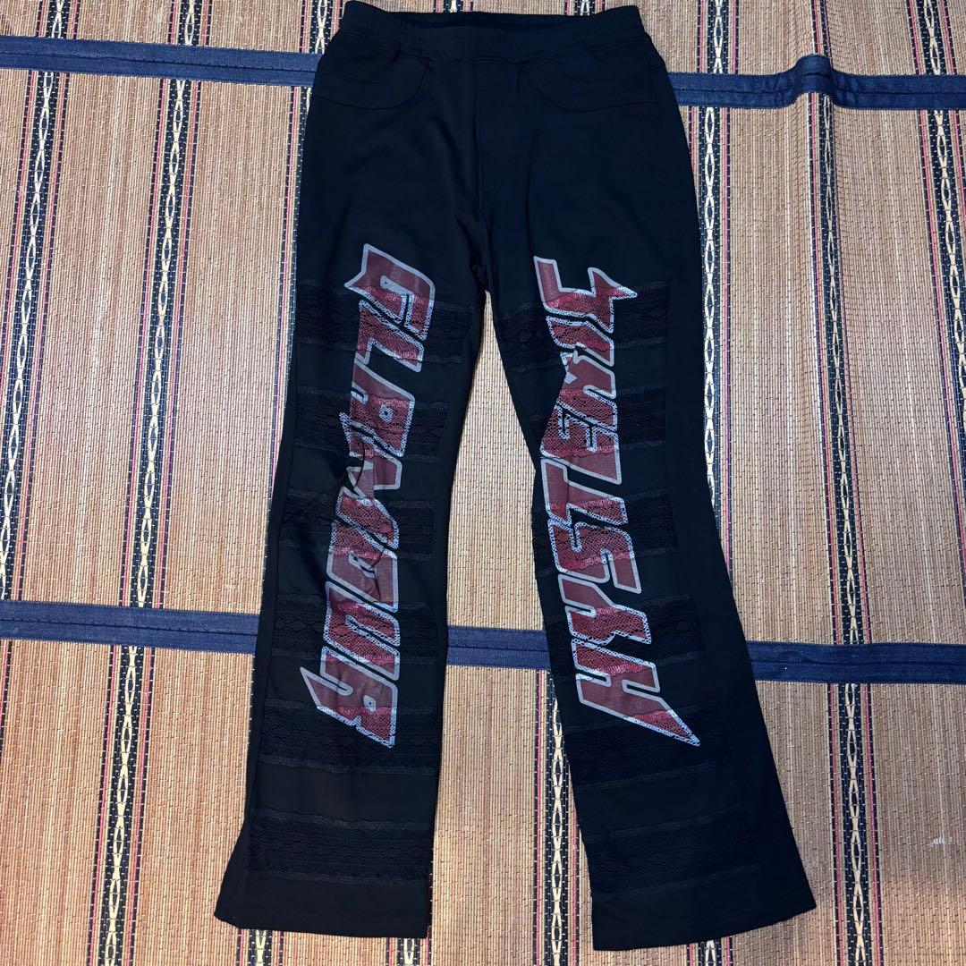 HYSTERIC GLAMOUR ヒステリックグラマー　hys ロゴフレアパンツ HYSTERIC GLAMOUR編込 フレアパンツ|HYSTERIC GLAMOUR WOMEN