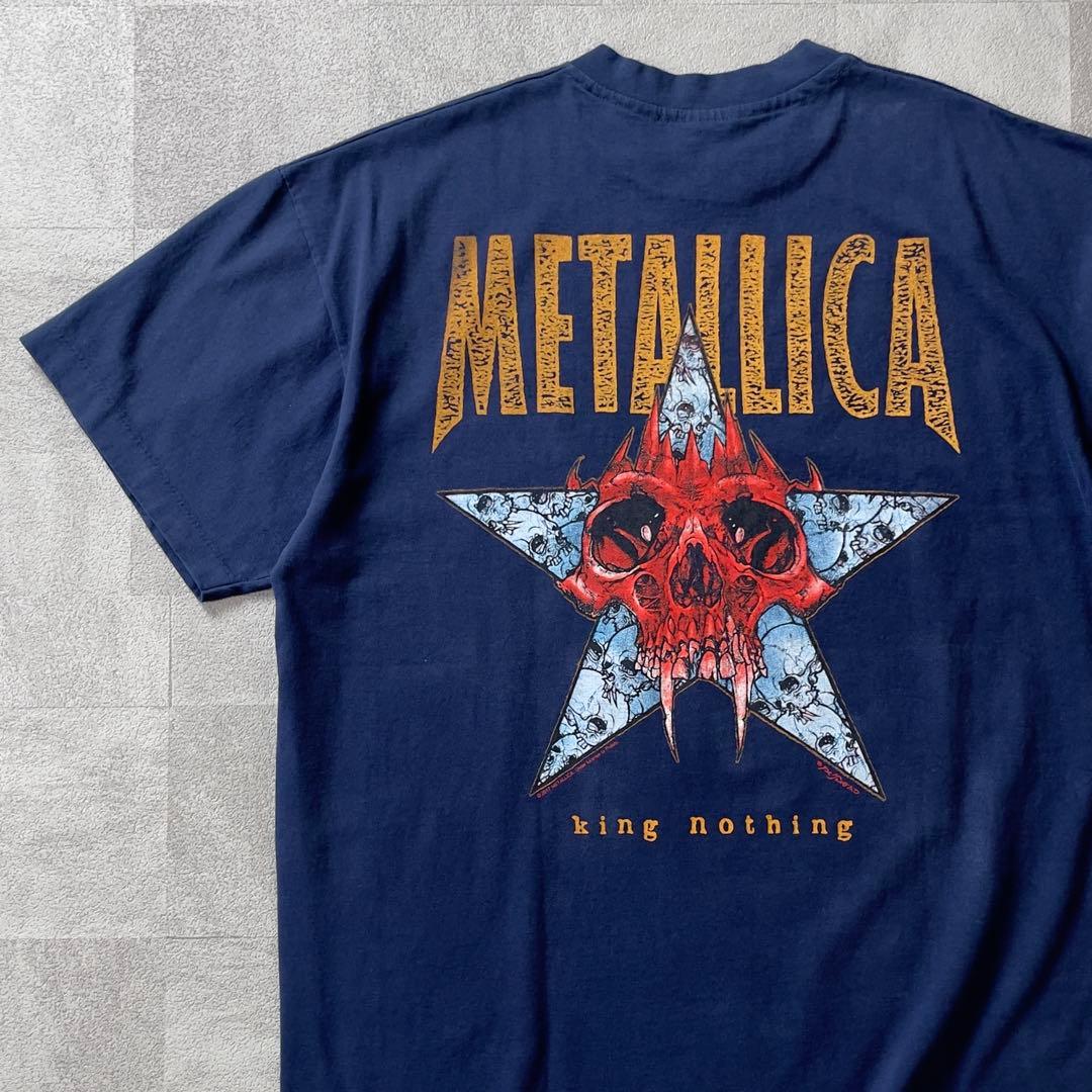 Metallica King Nothing Skull Tee XL Navy