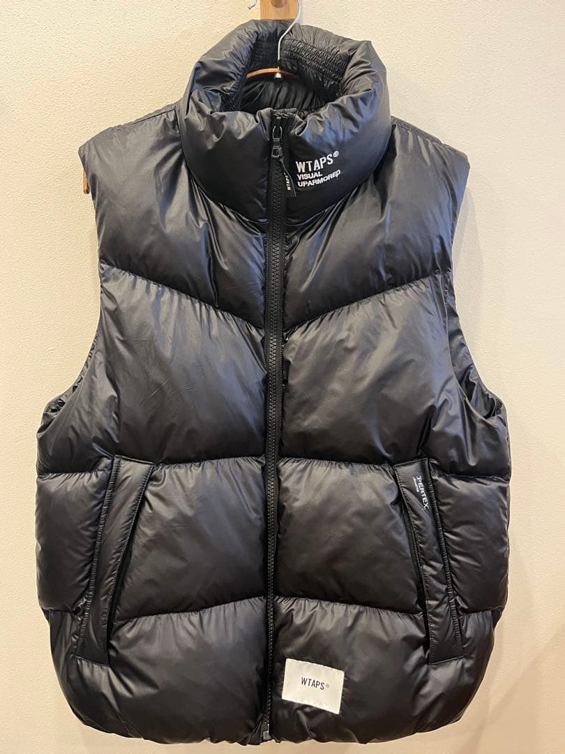WTAPS ダウンベスト　24AW WTAPS(ダブルタップス) 24AW NYLON． TAFFETAPERTEX ダウンベスト