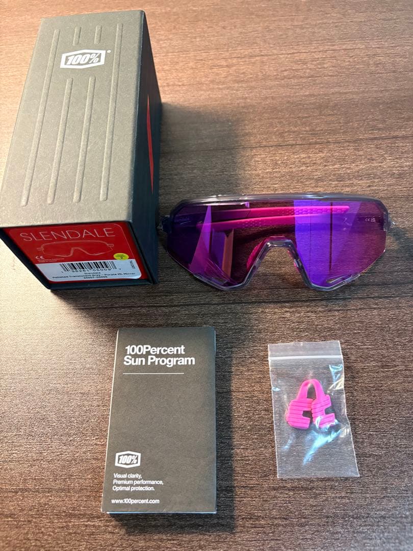 100% Slendale Tokyo Night サングラス スレンデール パープル系ミラーレンズ サングラス【SLENDALE】｜100
